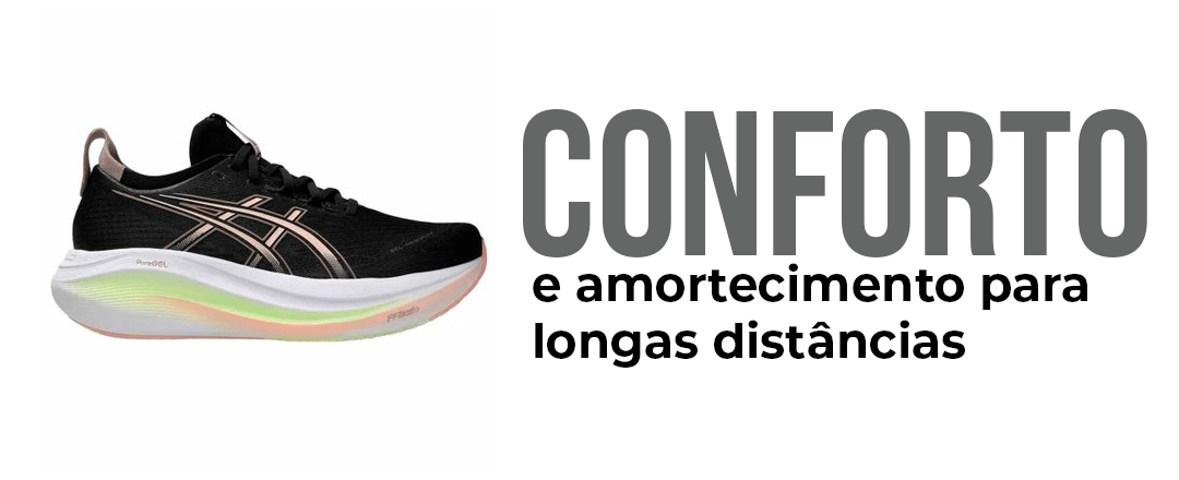 Tênis Asics Gel Nimbus 27 Feminino 1012B753-003 - Ativa Esportes